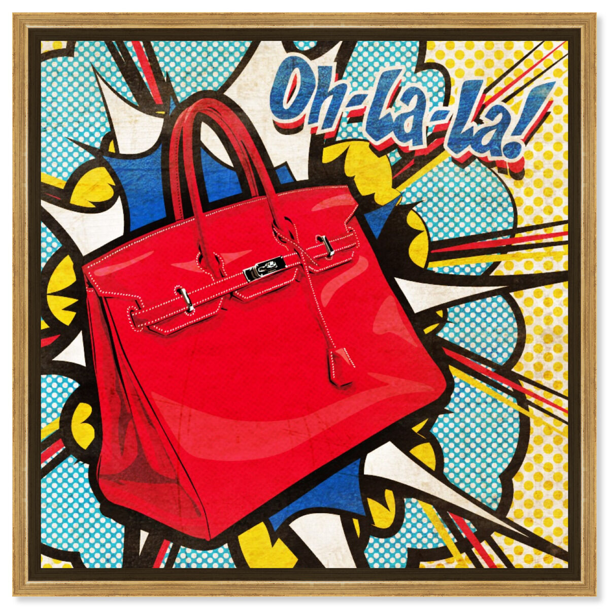 40x40/Framed Canvas/PSGLD