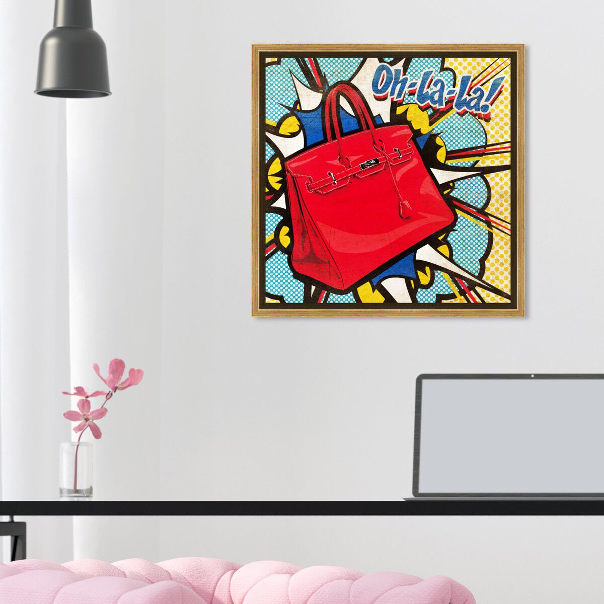 40x40/Framed Canvas/PSGLD