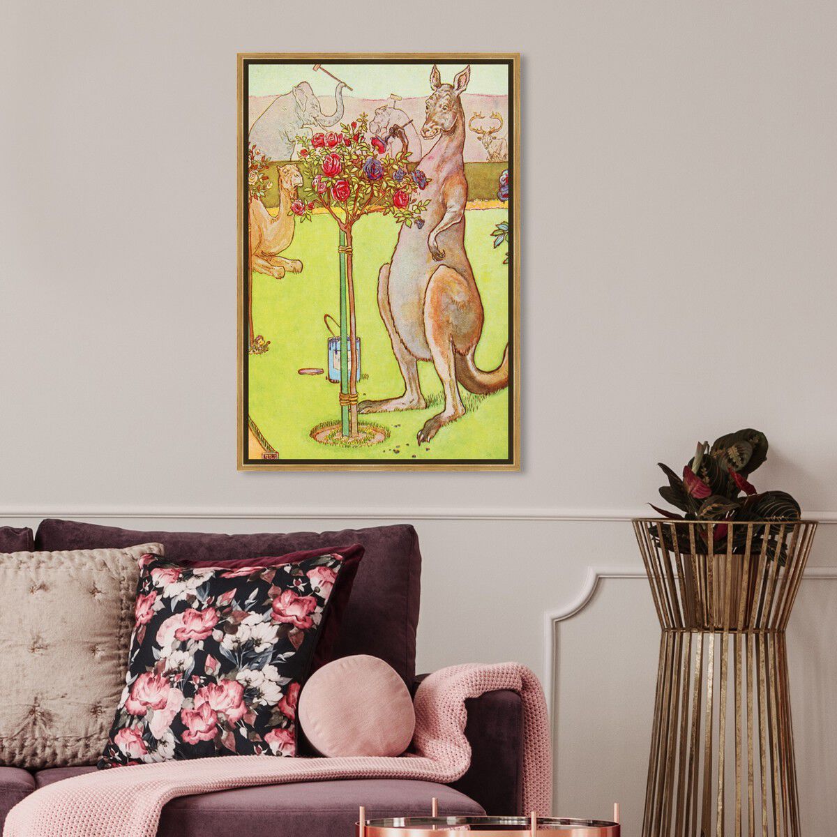 36x54/Framed Canvas/PSGLD