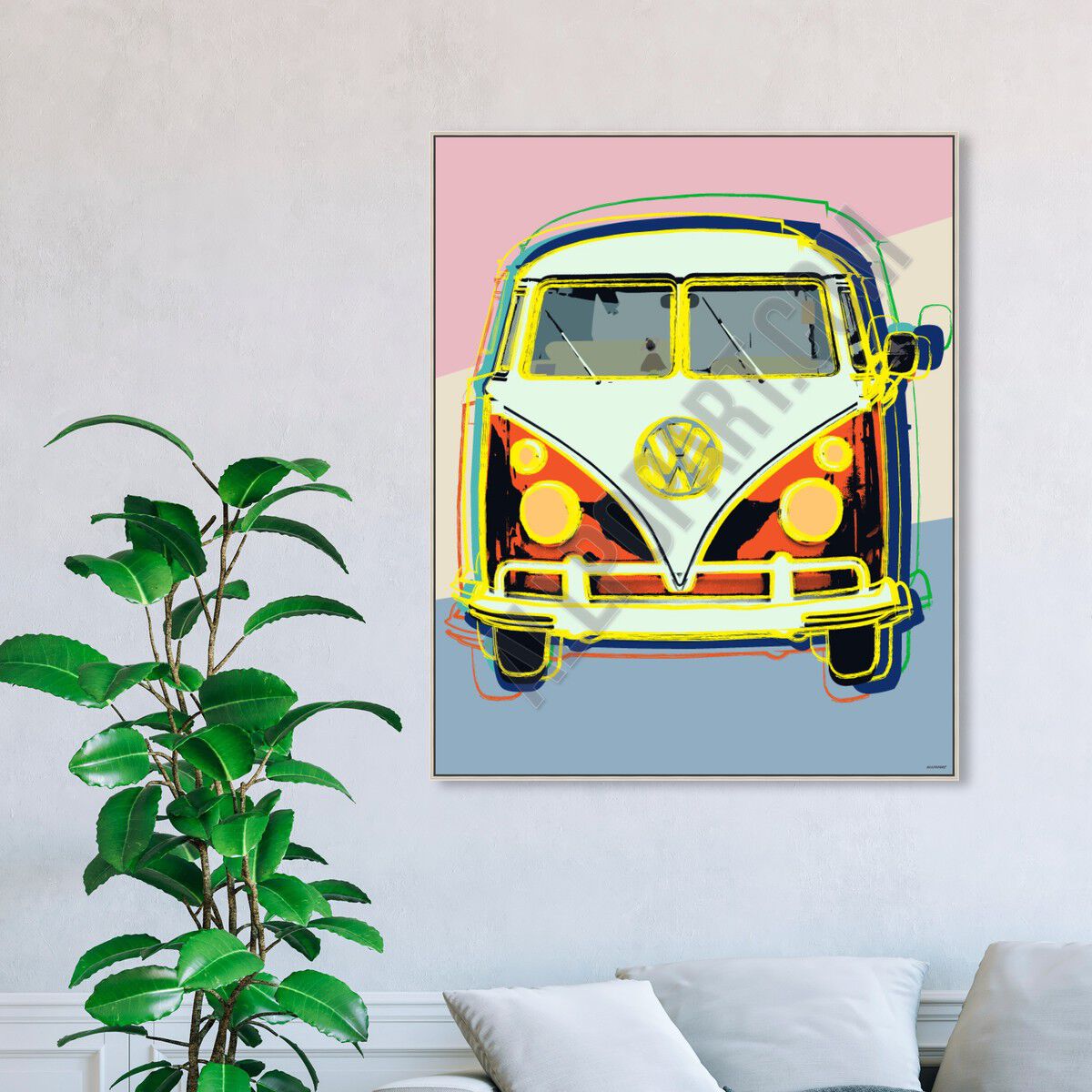 36x45/Framed Canvas/CFL