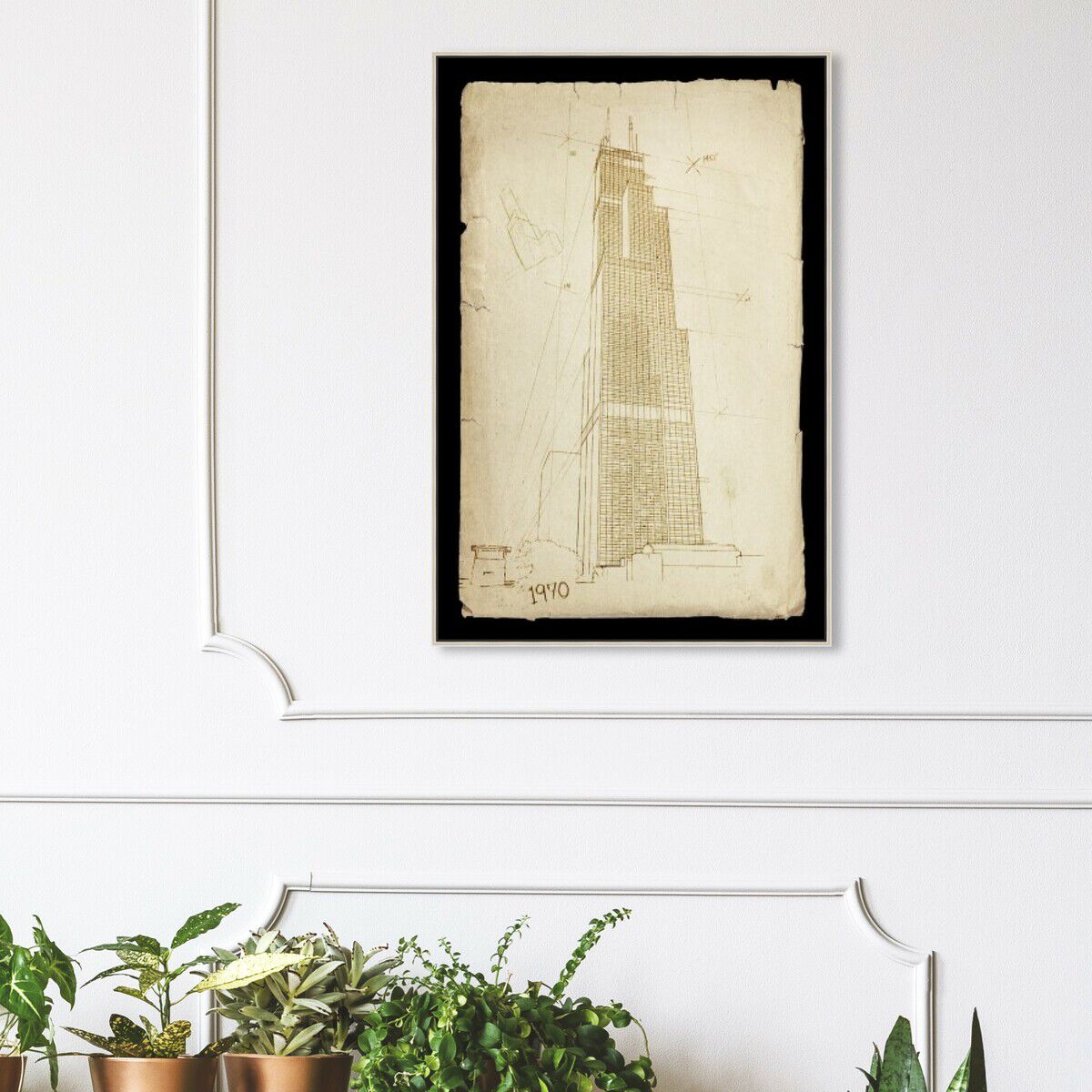 36x54/Framed Canvas/CFL