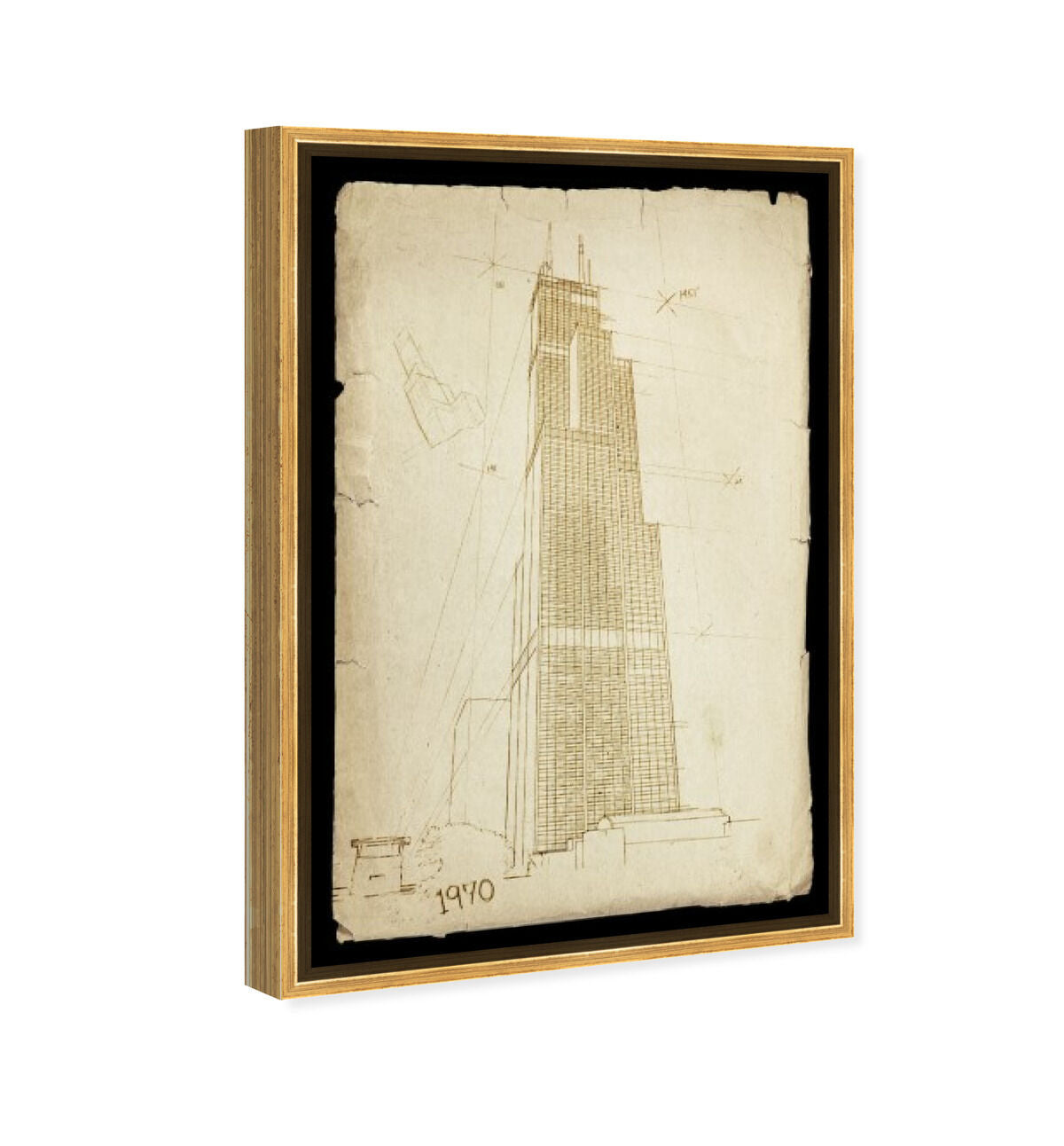 36x54/Framed Canvas/PSGLD