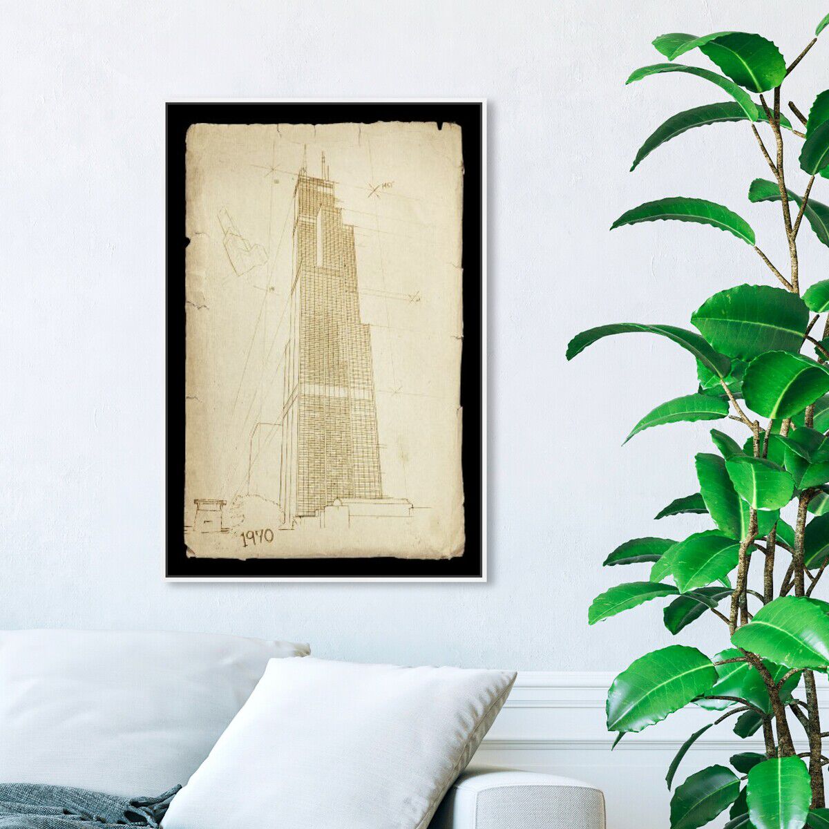 36x54/Framed Canvas/WFL