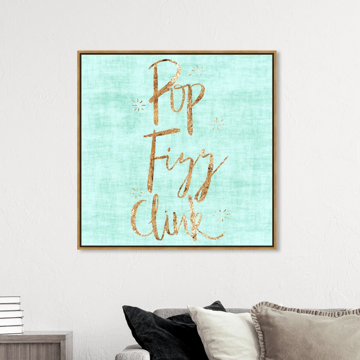 40x40/Framed Canvas/PSGLD