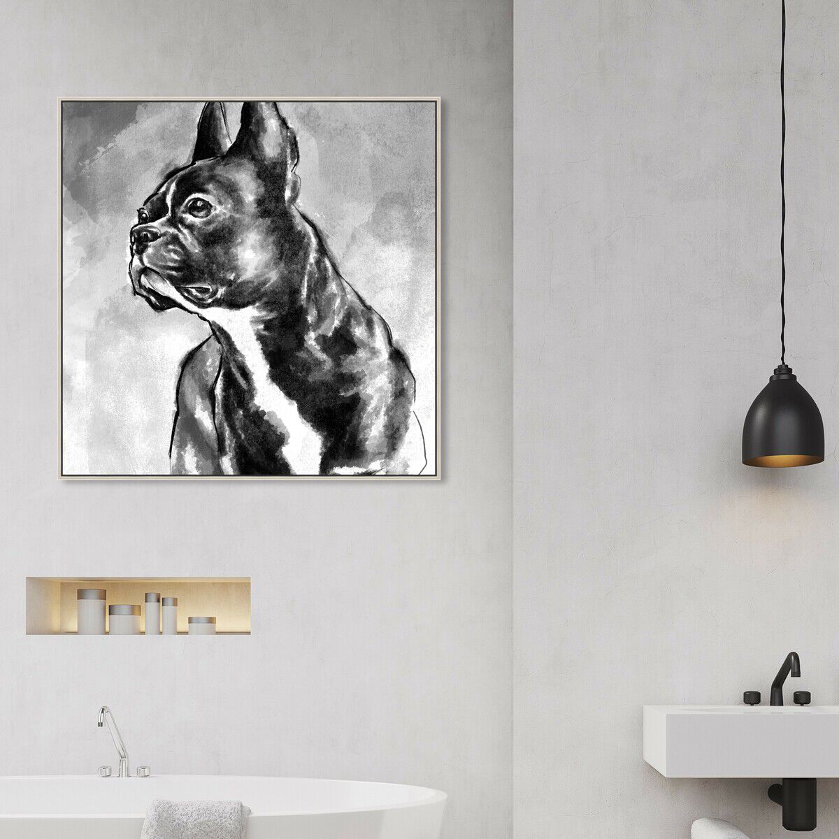 40x40/Framed Canvas/CFL