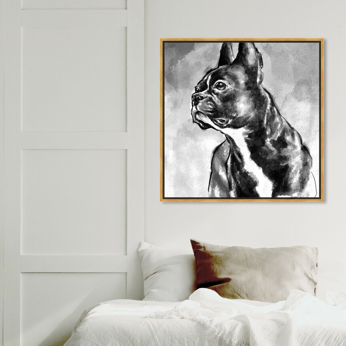40x40/Framed Canvas/PSGLD