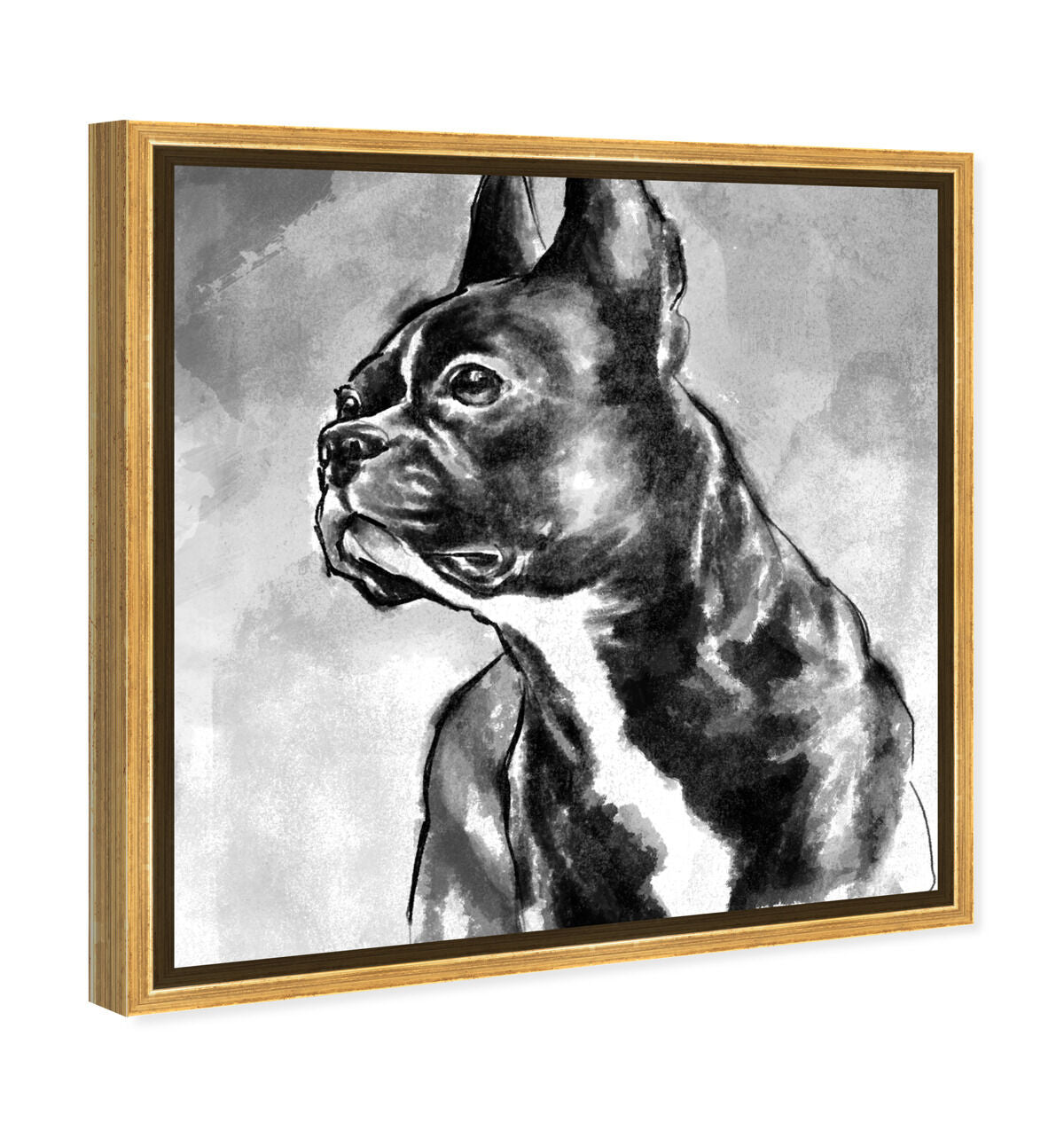 40x40/Framed Canvas/PSGLD