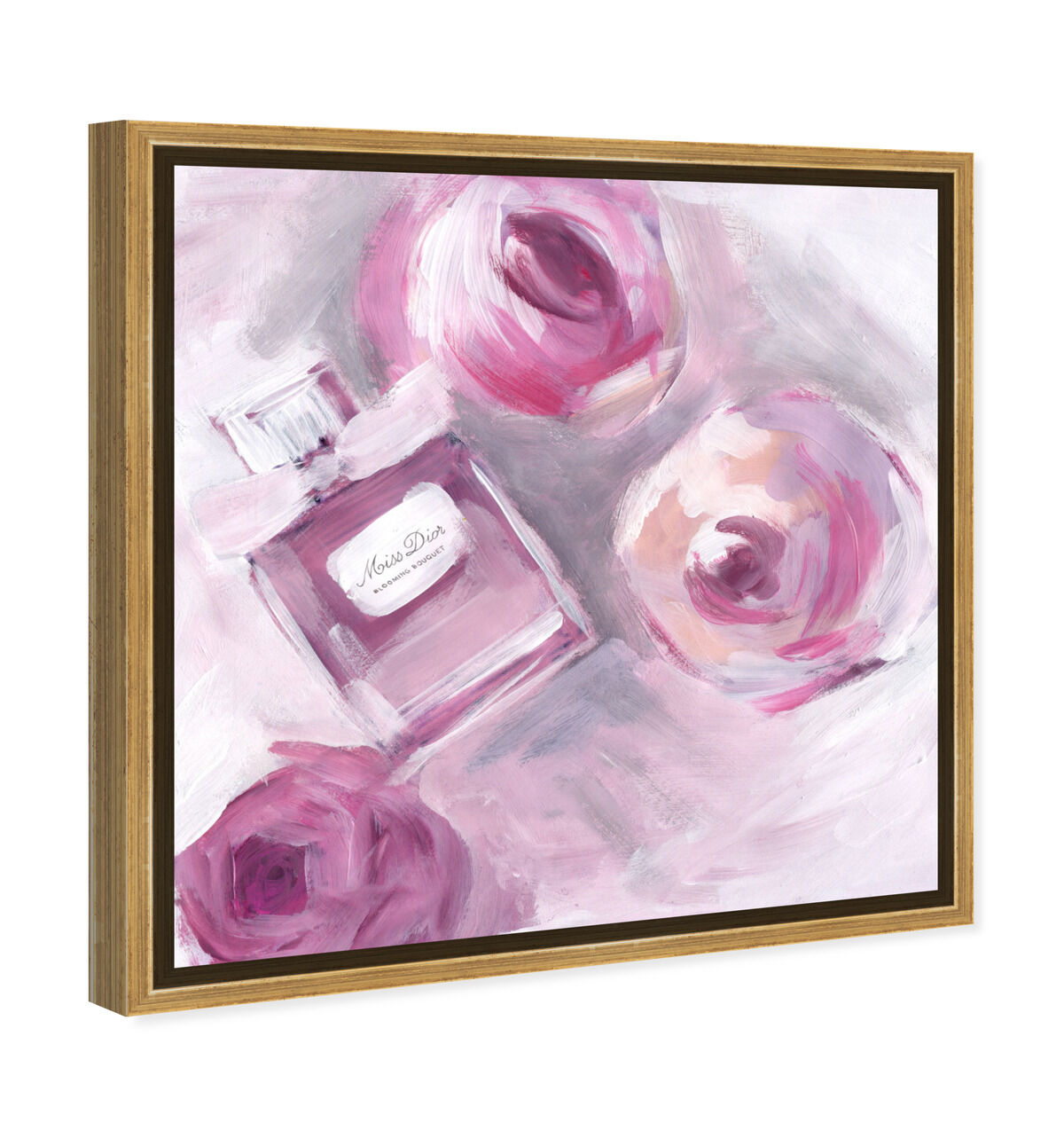 40x40/Framed Canvas/PSGLD