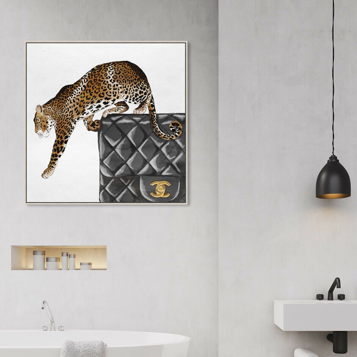 40x40/Framed Canvas/CFL