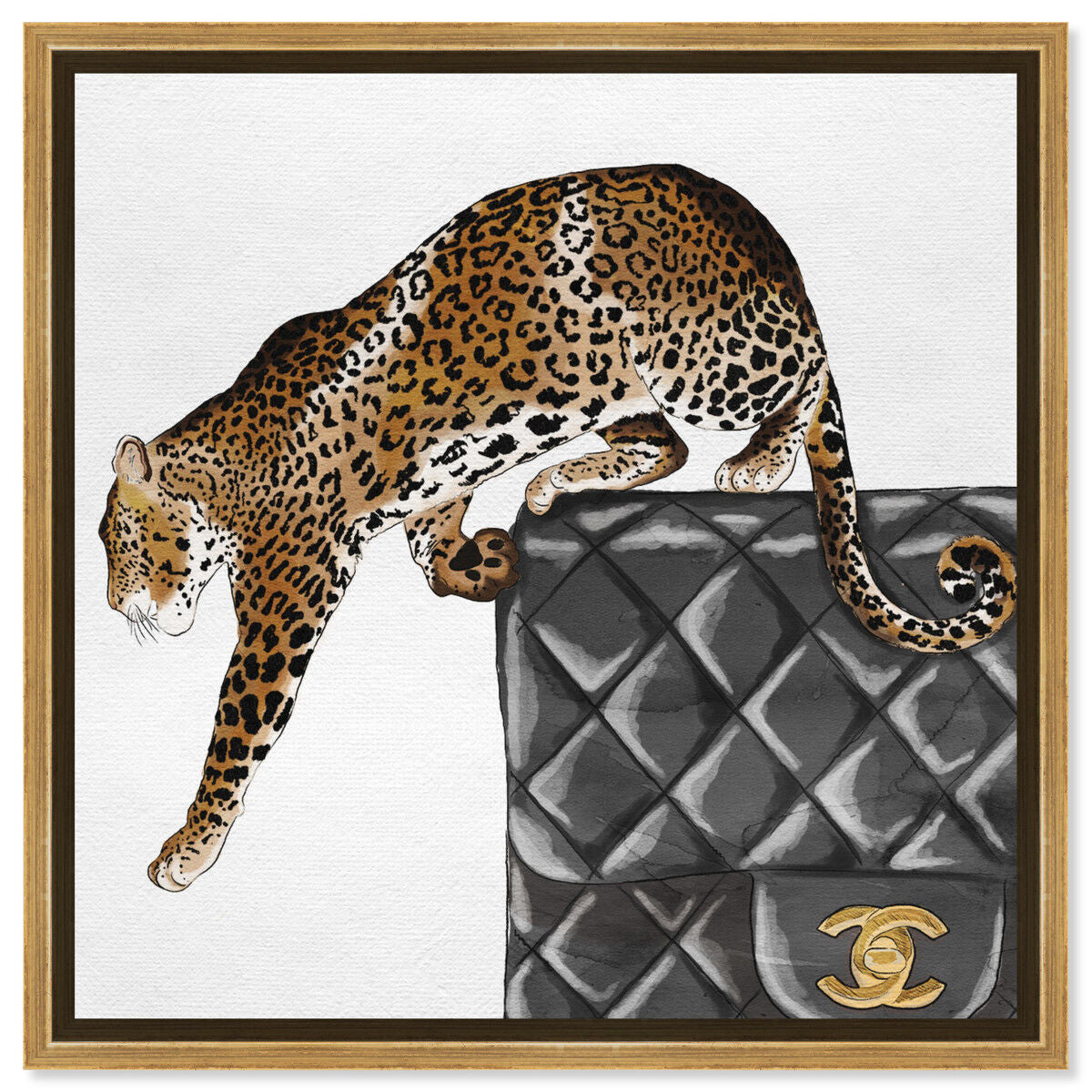 40x40/Framed Canvas/PSGLD