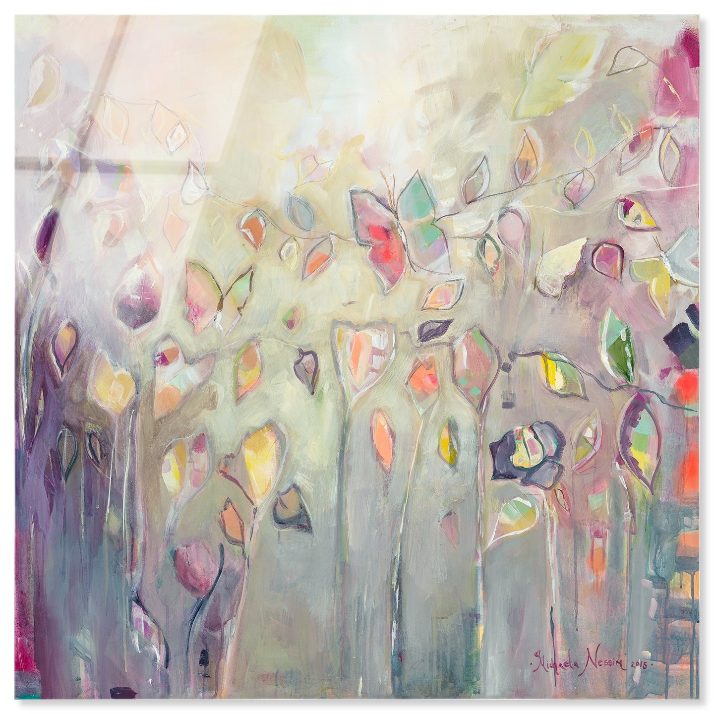 40x40/Acrylic/Unframed