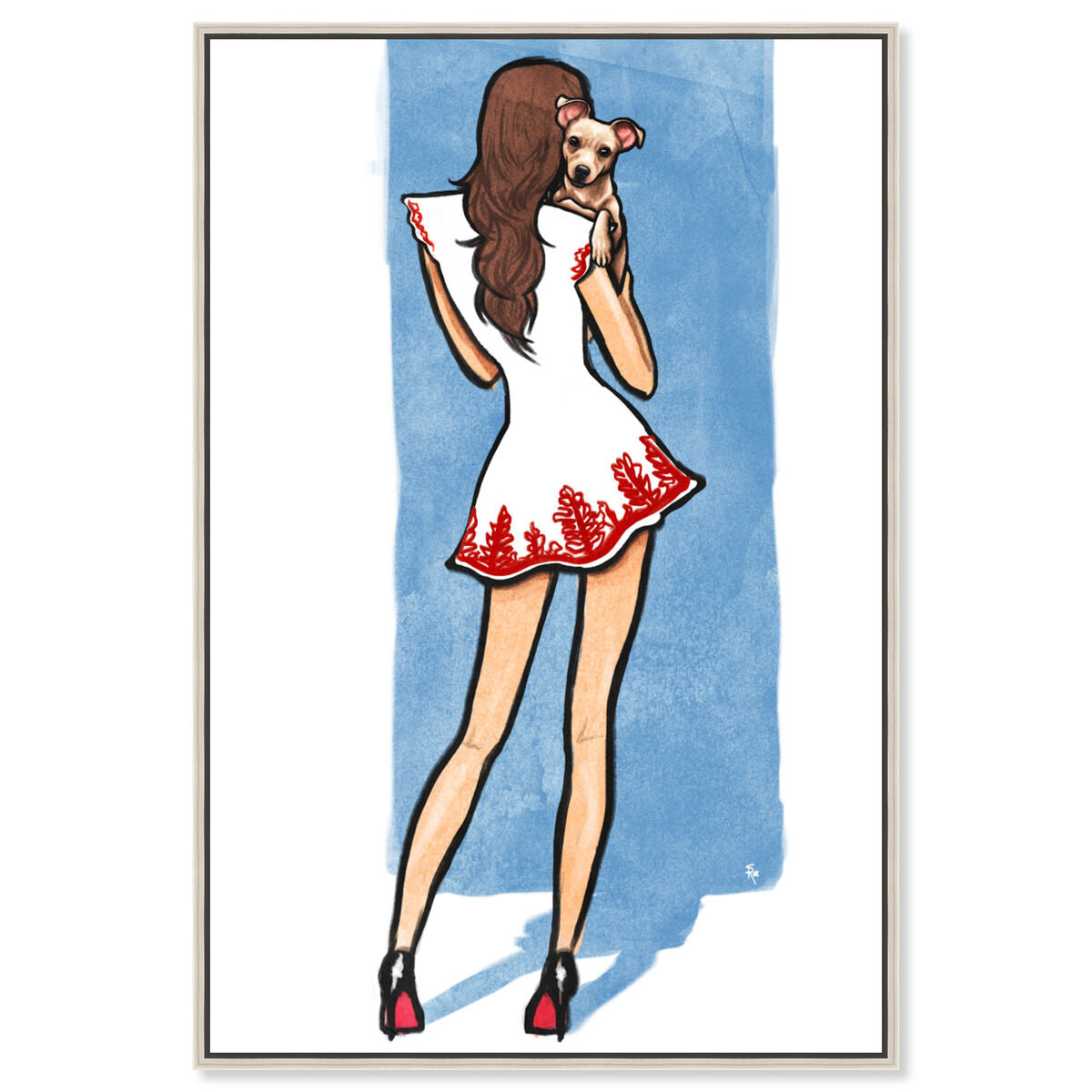 36x54/Framed Canvas/CFL