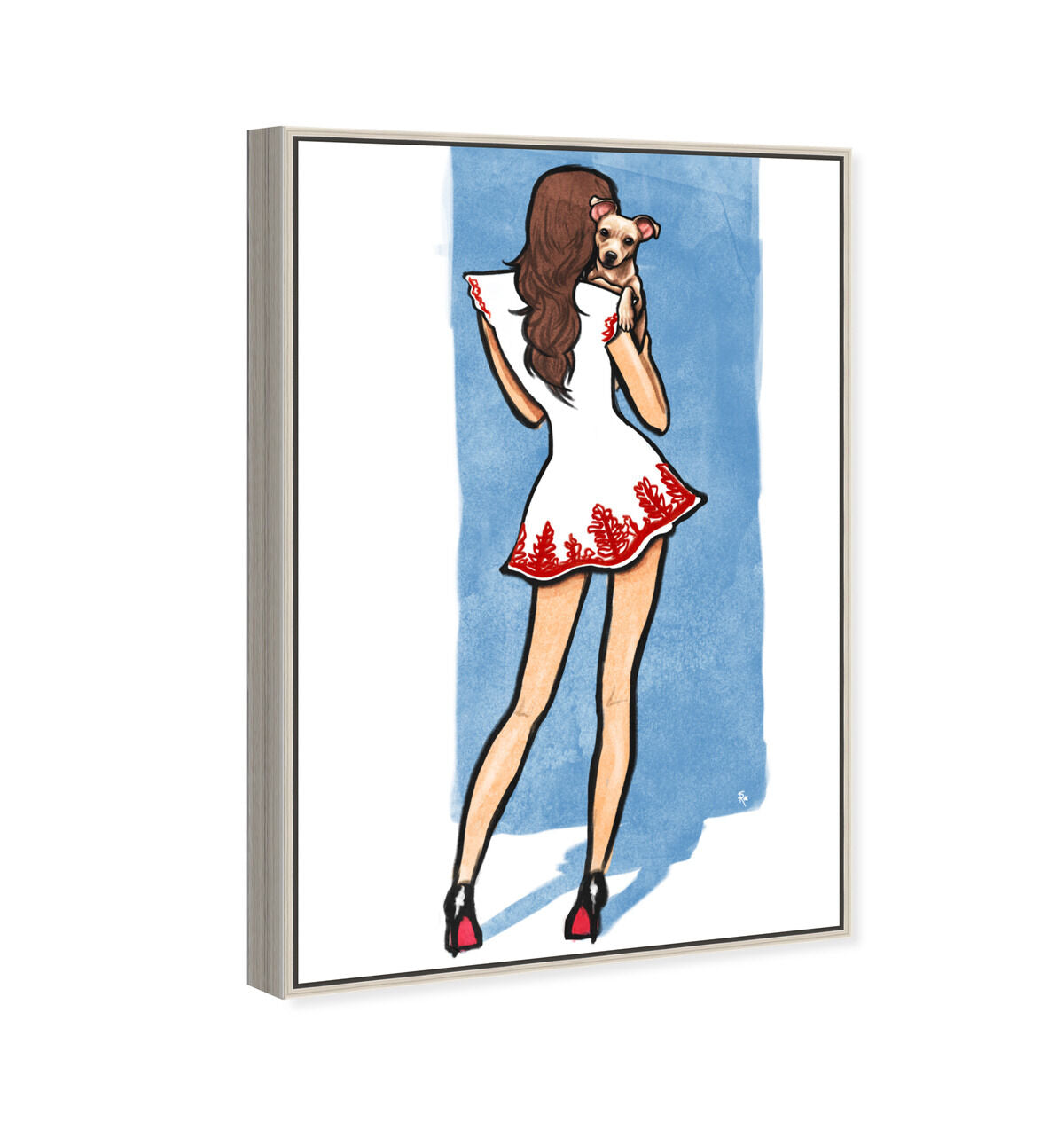 36x54/Framed Canvas/CFL