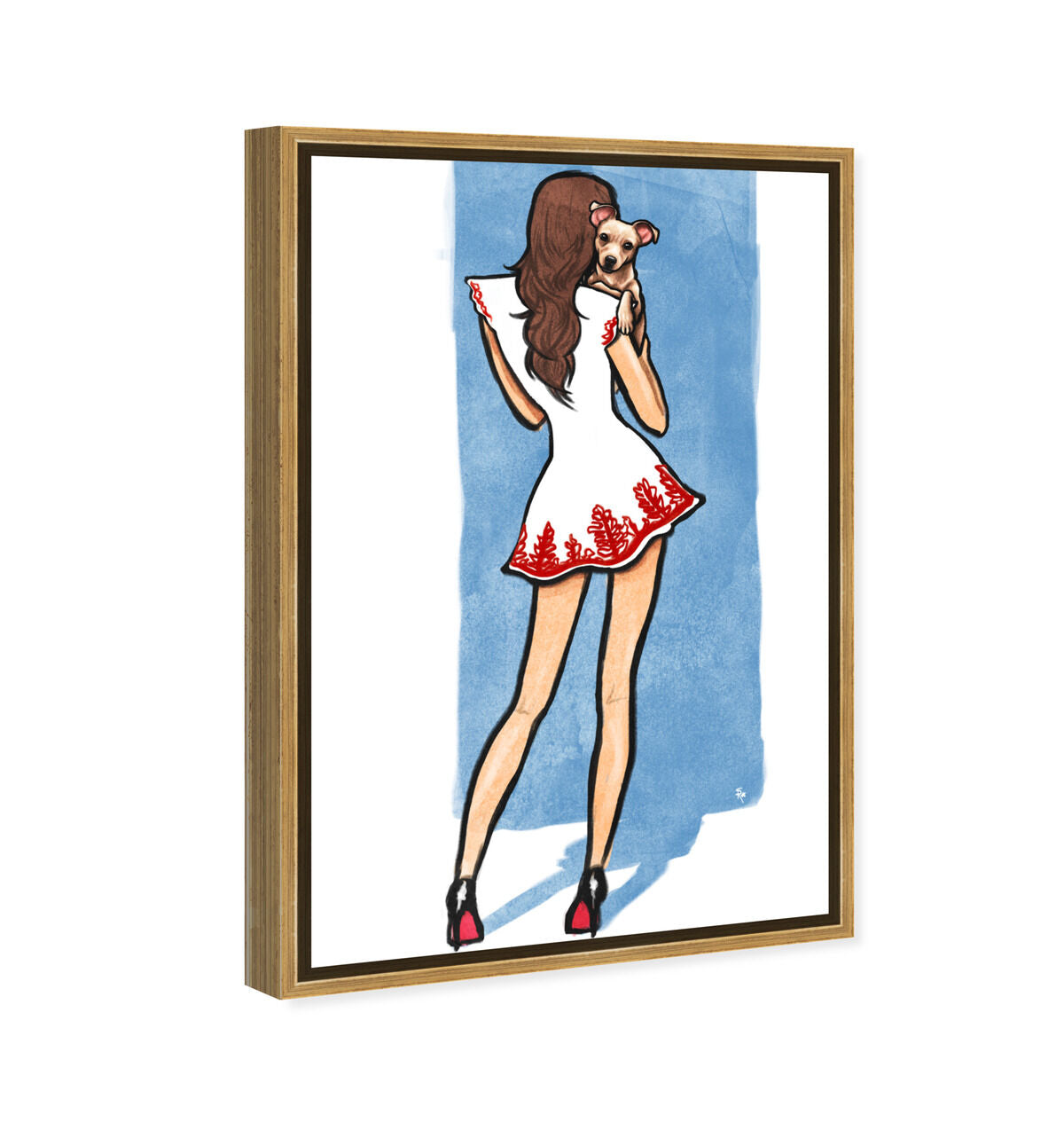 36x54/Framed Canvas/PSGLD