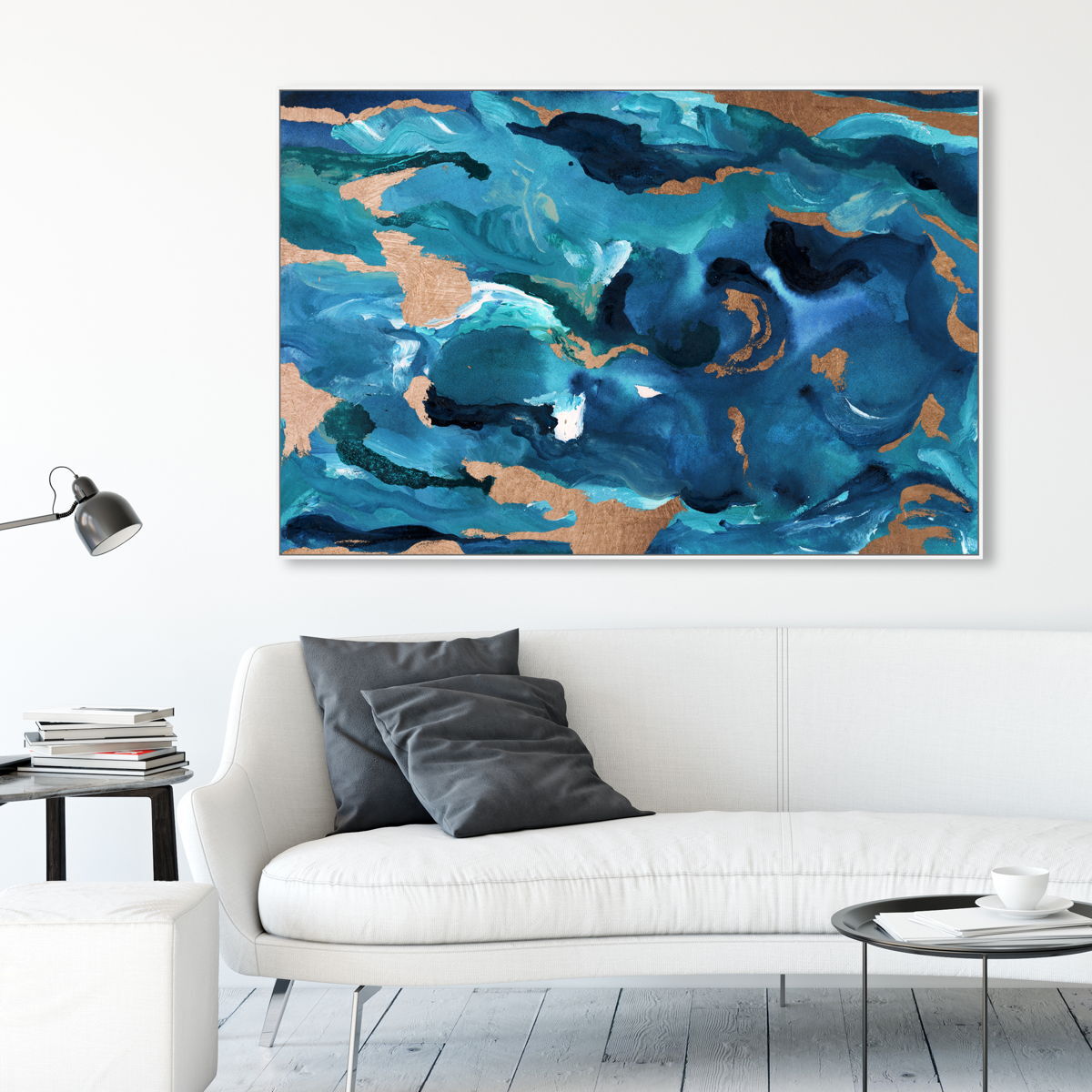 54x36/Framed Canvas/WFL