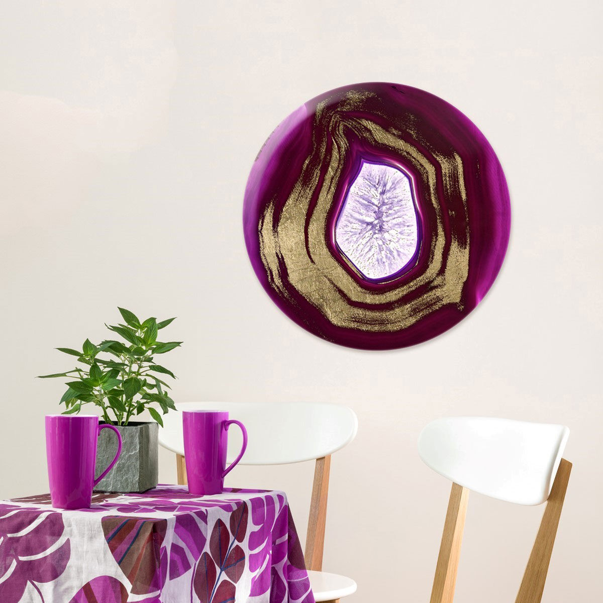 Pinklove Geo Round