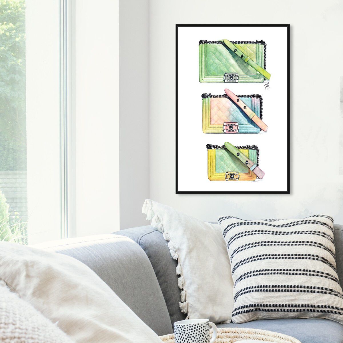 36x54/Framed Canvas/BFL