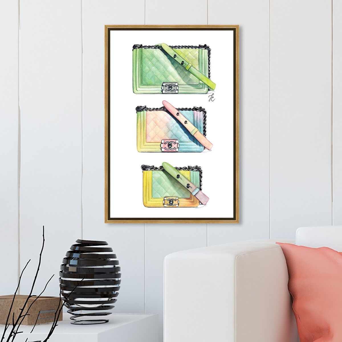 36x54/Framed Canvas/PSGLD