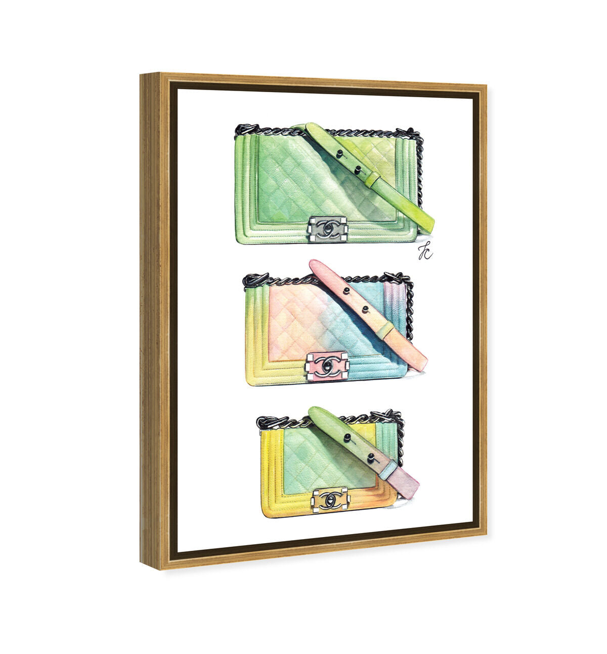 36x54/Framed Canvas/PSGLD