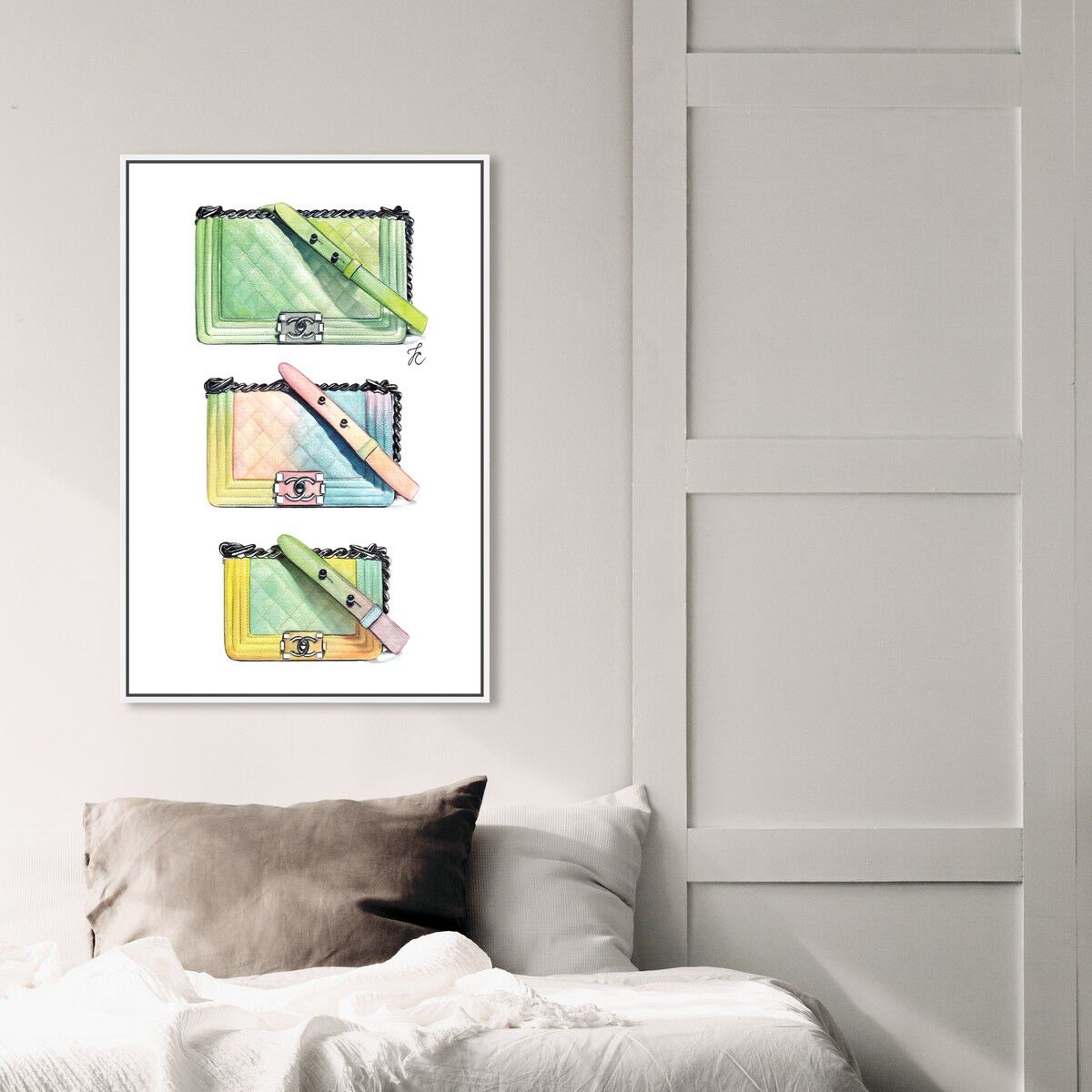 36x54/Framed Canvas/WFL