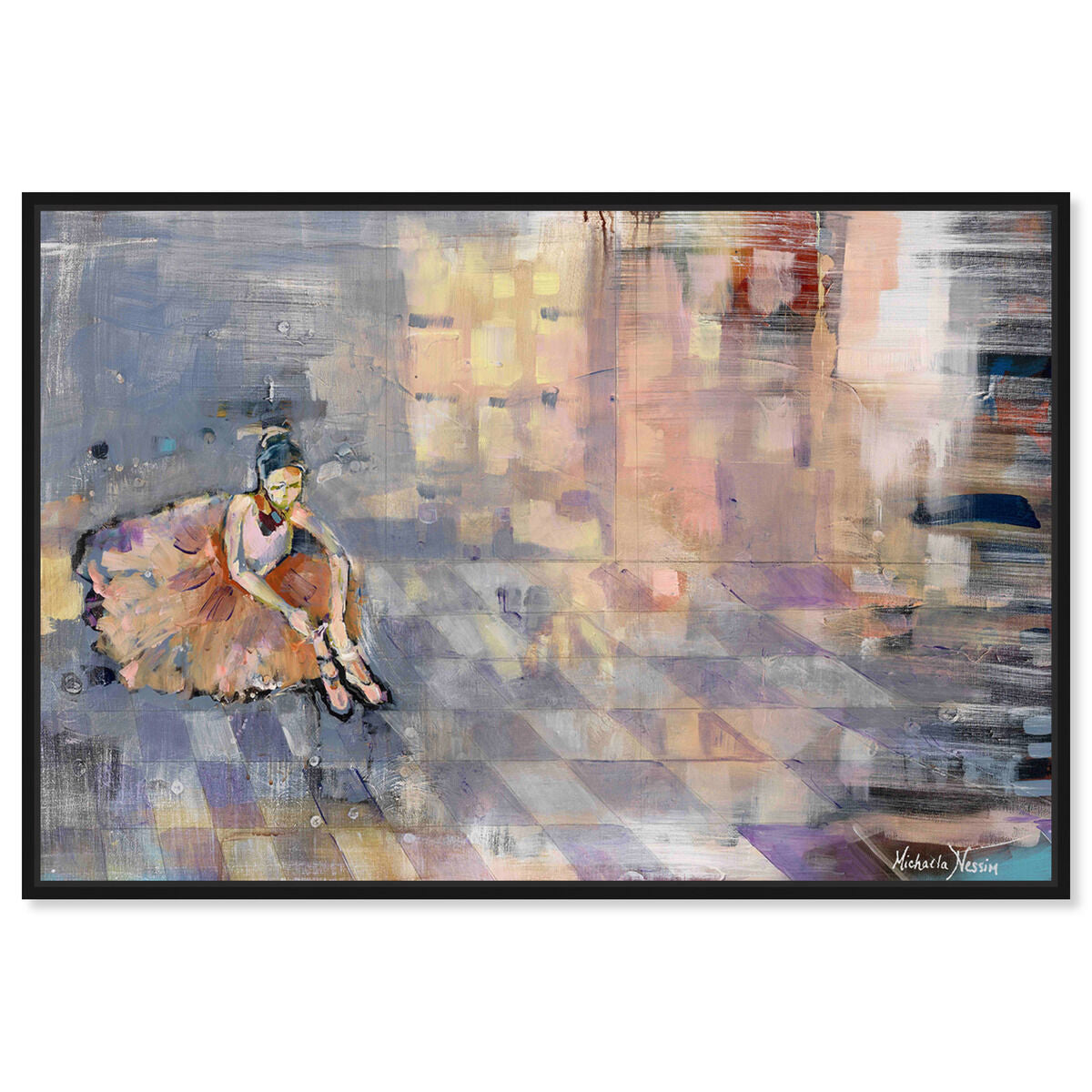 54x36/Framed Canvas/BFL