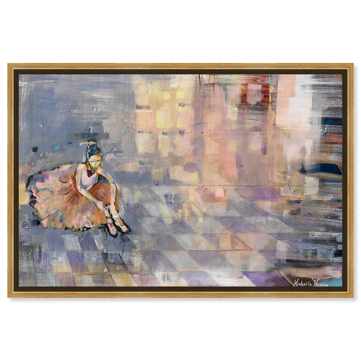 54x36/Framed Canvas/PSGLD