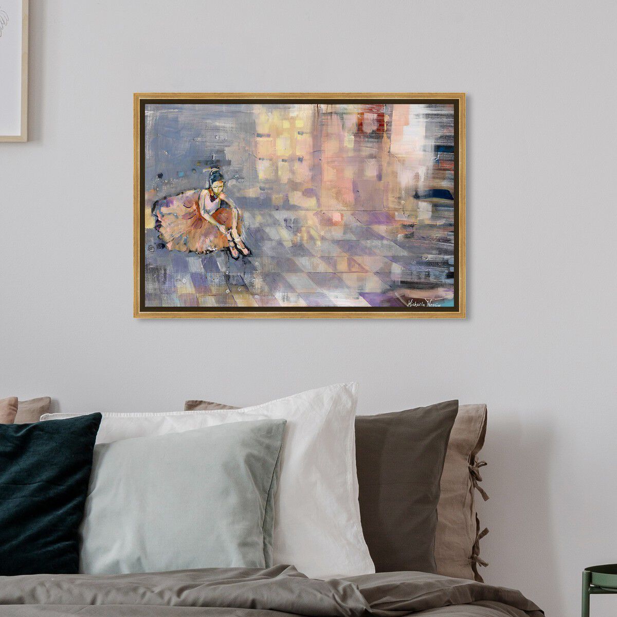 54x36/Framed Canvas/PSGLD