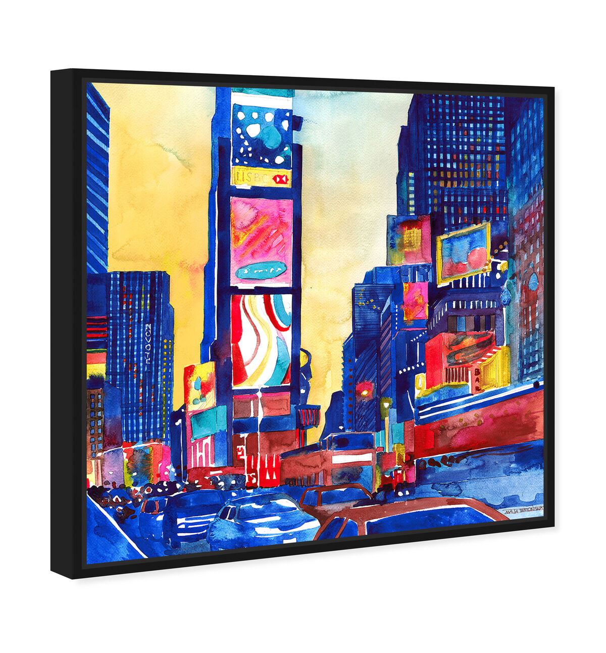 40x40/Framed Canvas/BFL