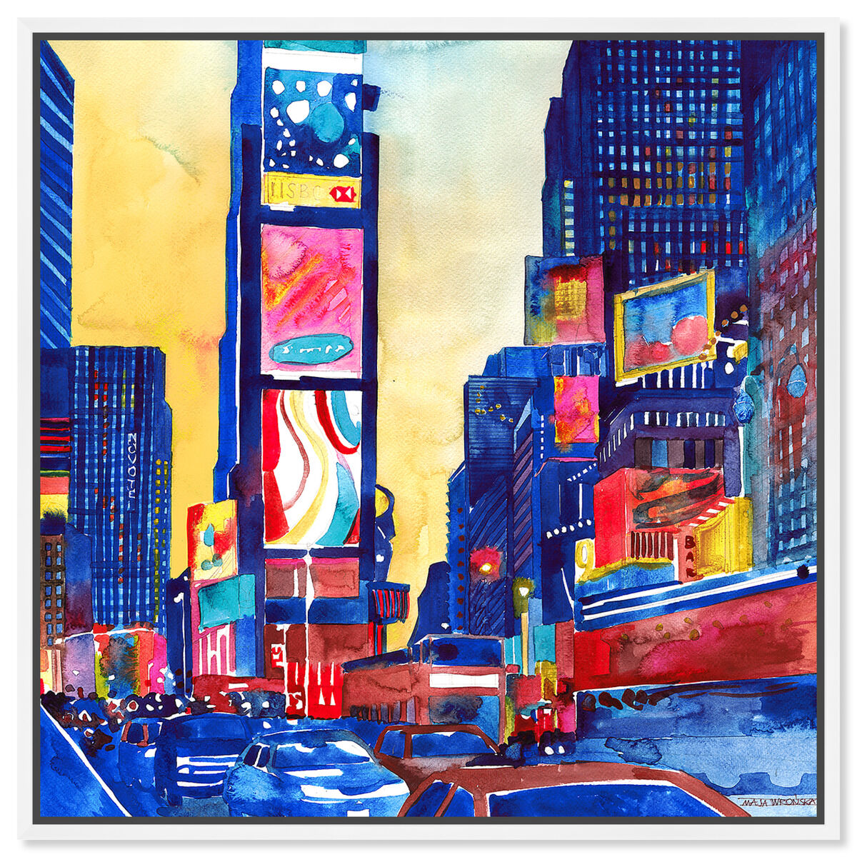 40x40/Framed Canvas/WFL