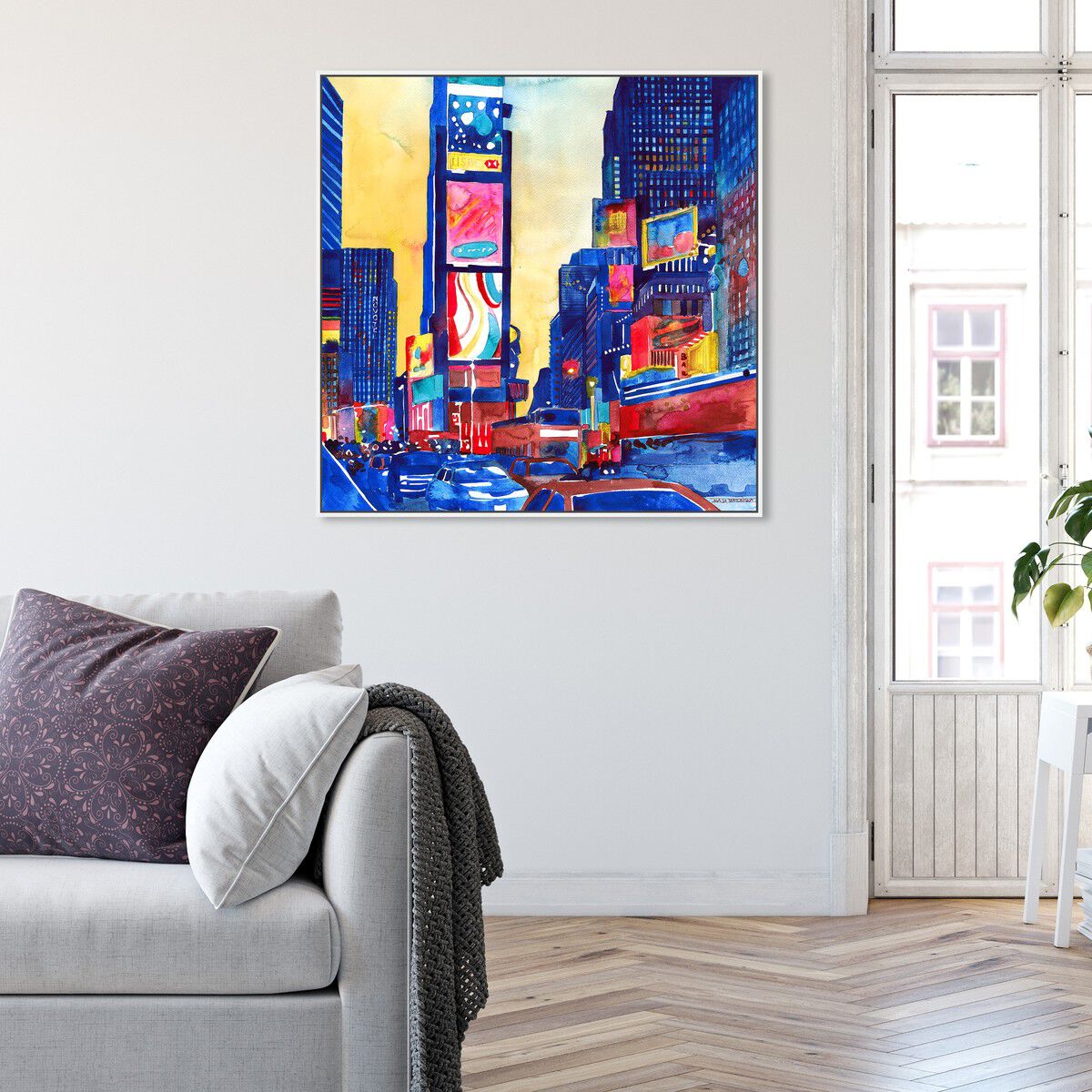 40x40/Framed Canvas/WFL