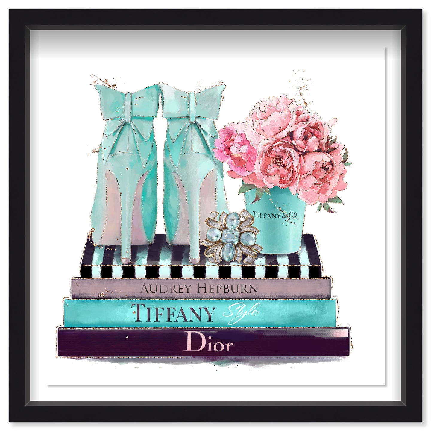 Modestly Aquamarine Display