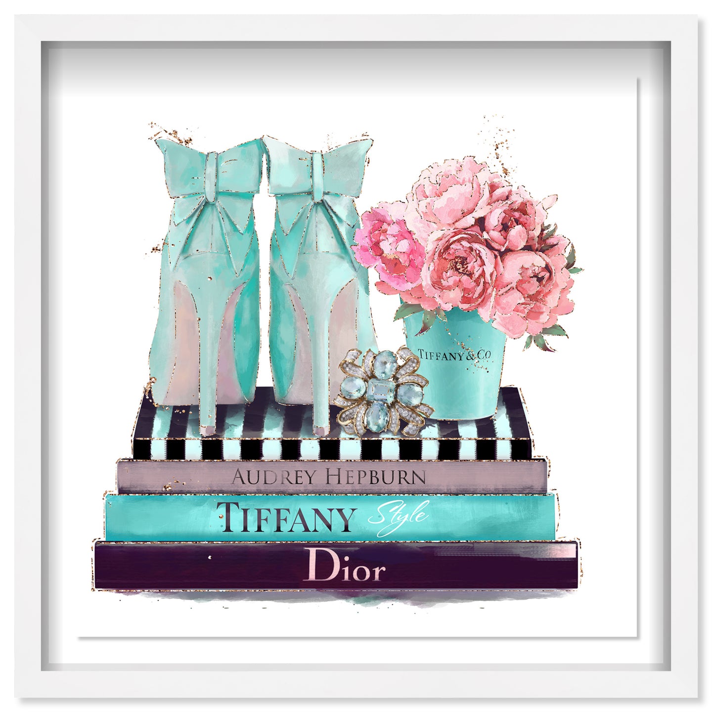 Modestly Aquamarine Display