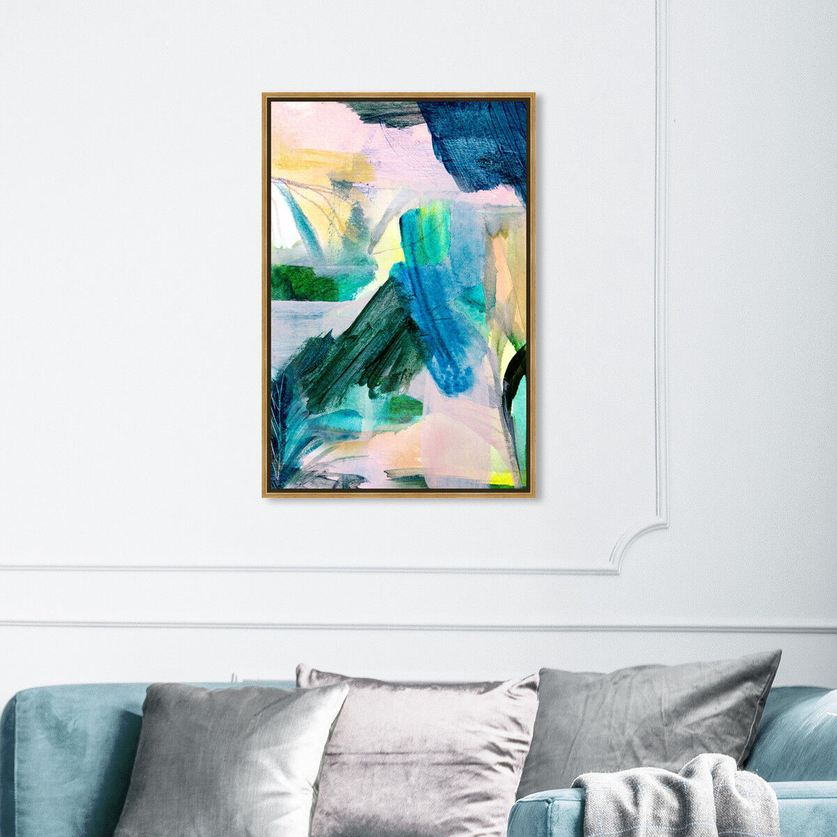 36x54/Framed Canvas/PSGLD