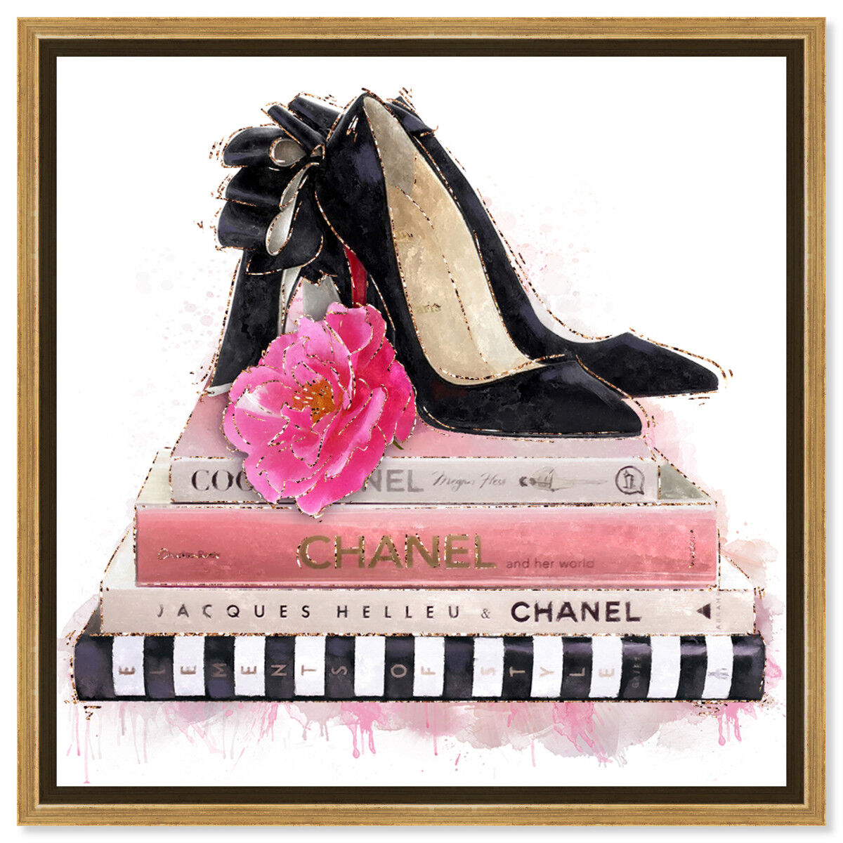 40x40/Framed Canvas/PSGLD