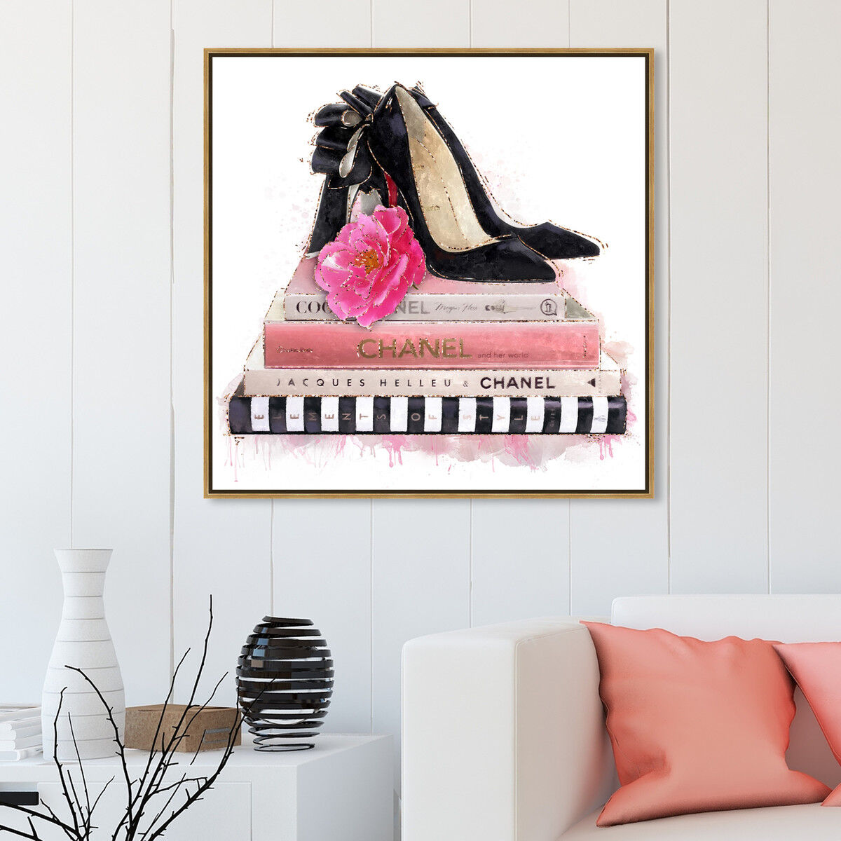 40x40/Framed Canvas/PSGLD