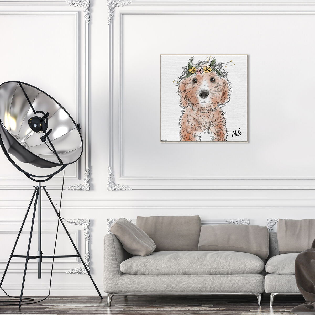 40x40/Framed Canvas/CFL