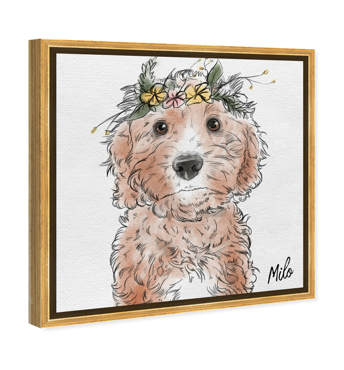 40x40/Framed Canvas/PSGLD