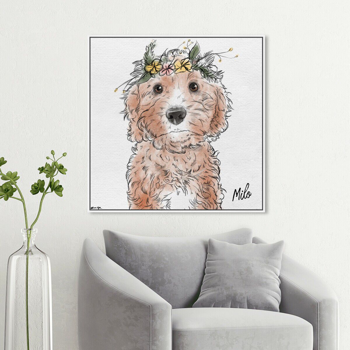 40x40/Framed Canvas/WFL