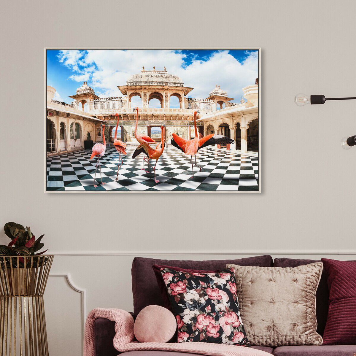 54x36/Framed Canvas/CFL