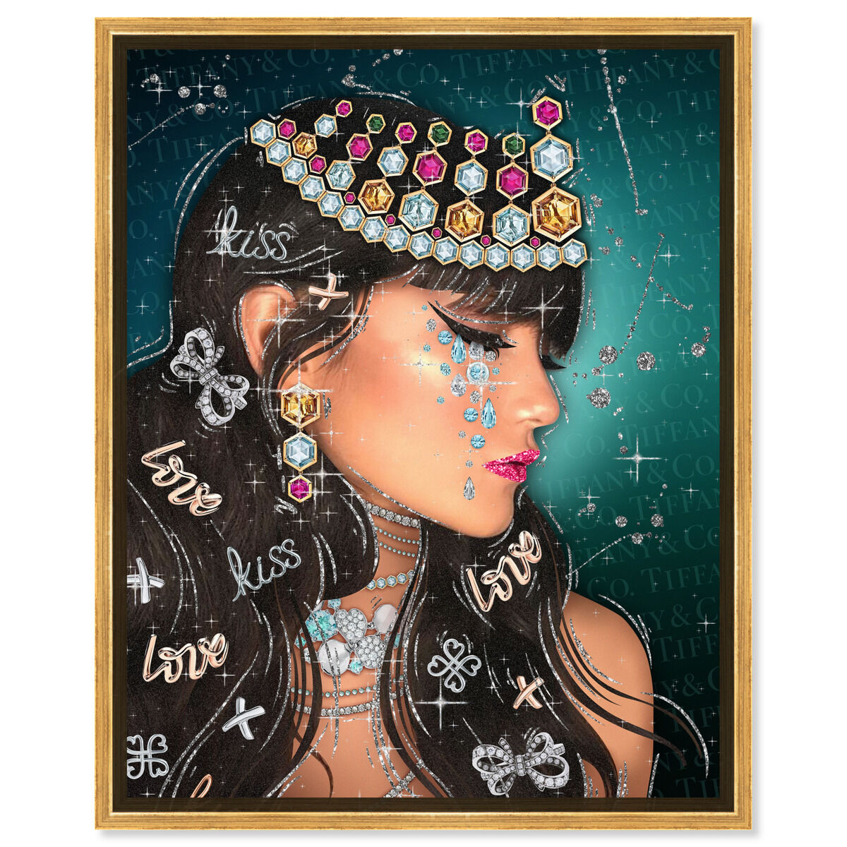 36x45/Framed Canvas/PSGLD