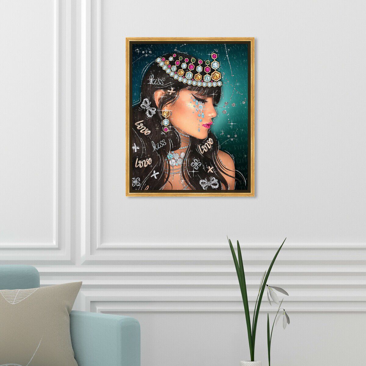 36x45/Framed Canvas/PSGLD