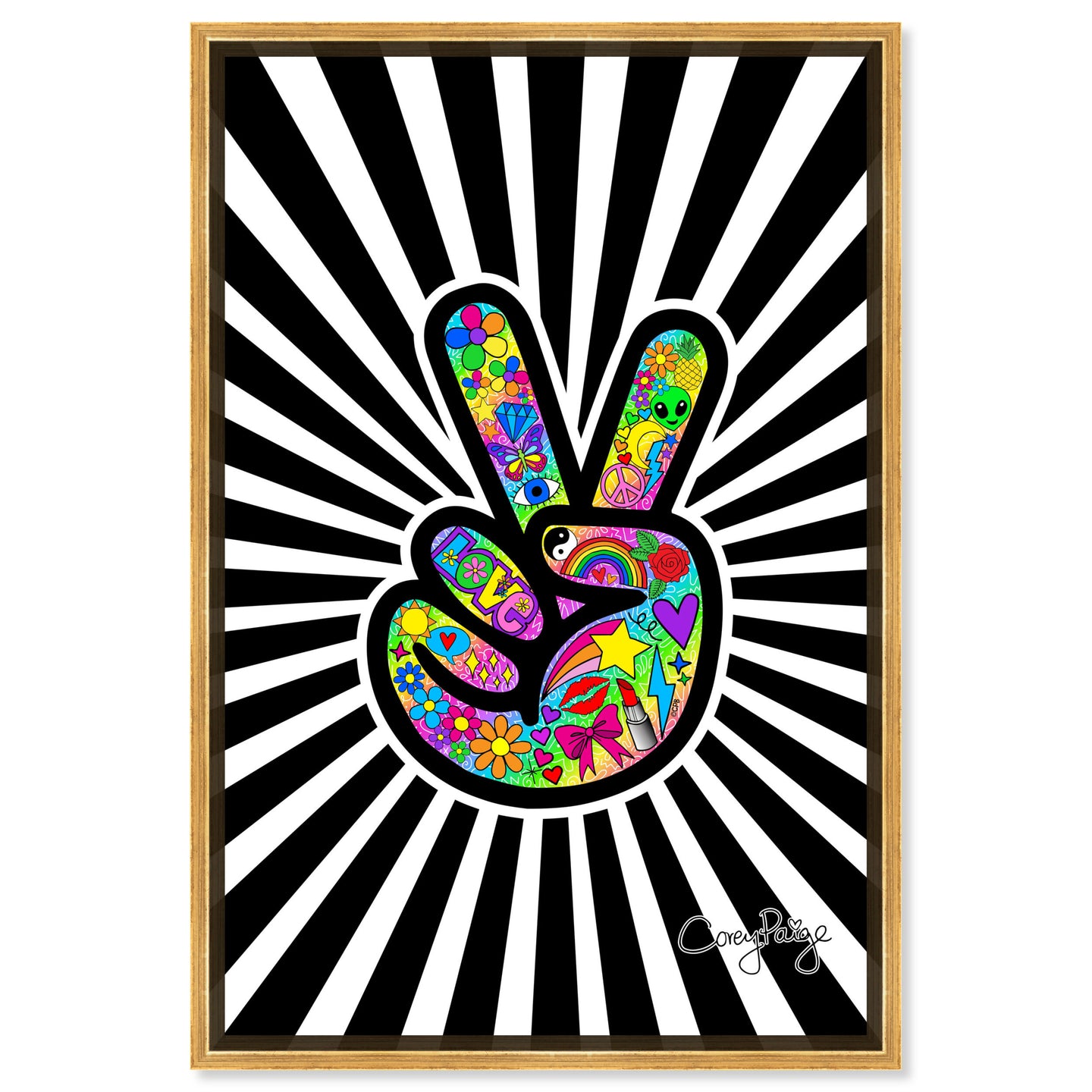 36x54/Framed Canvas/PSGLD