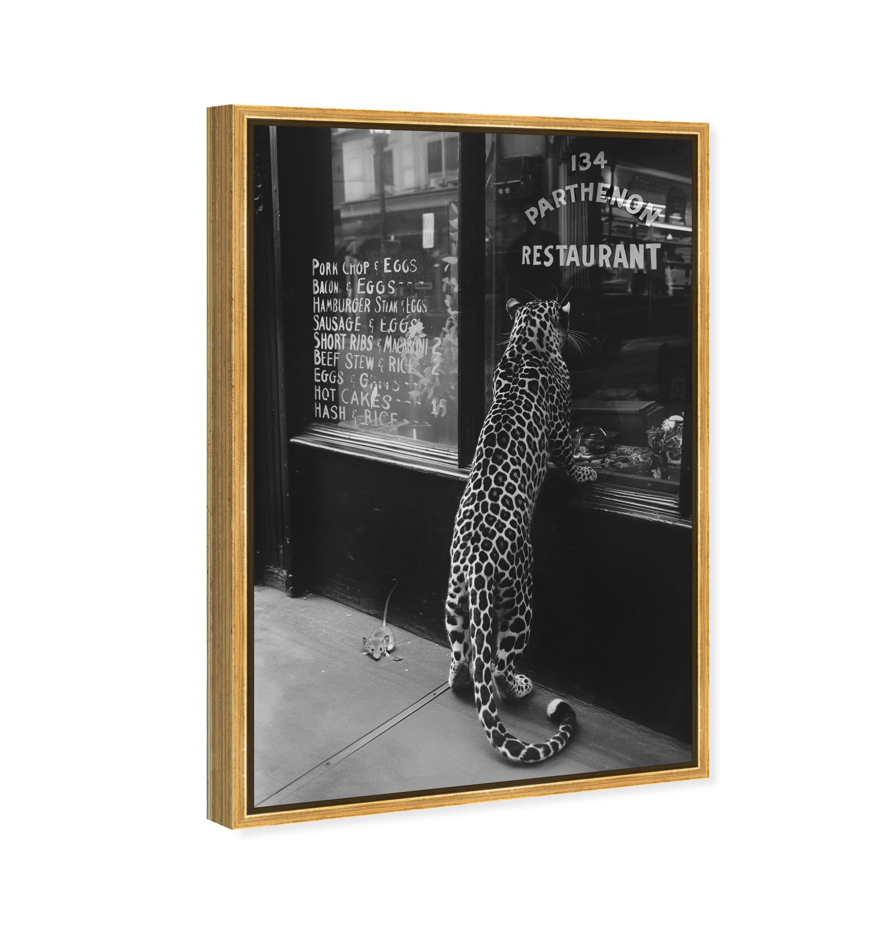 Meaty Mischief II - Framed Acrylic Art