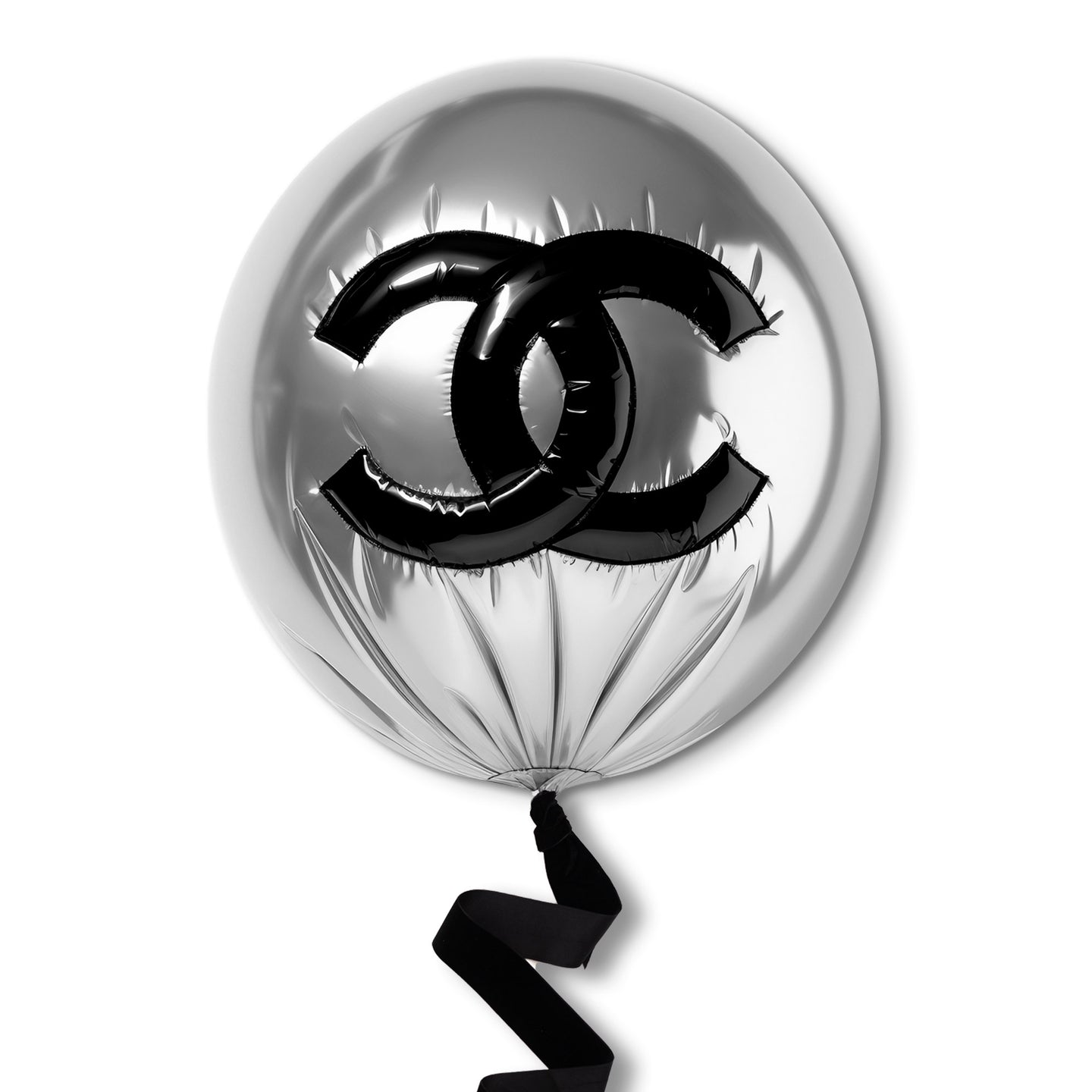Mylar Balloon Dream 2 Silver | Acrylic Silhouette