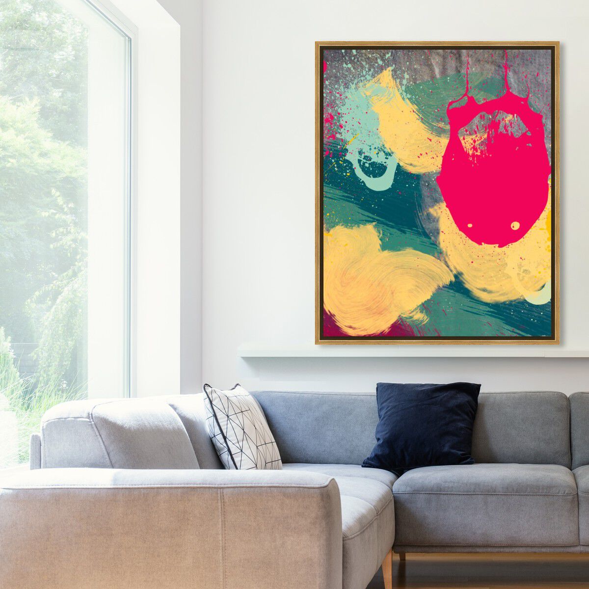 36x45/Framed Canvas/PSGLD