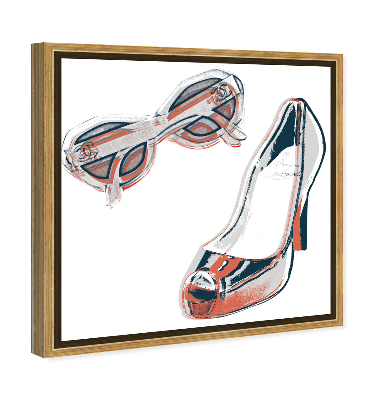 40x40/Framed Canvas/PSGLD
