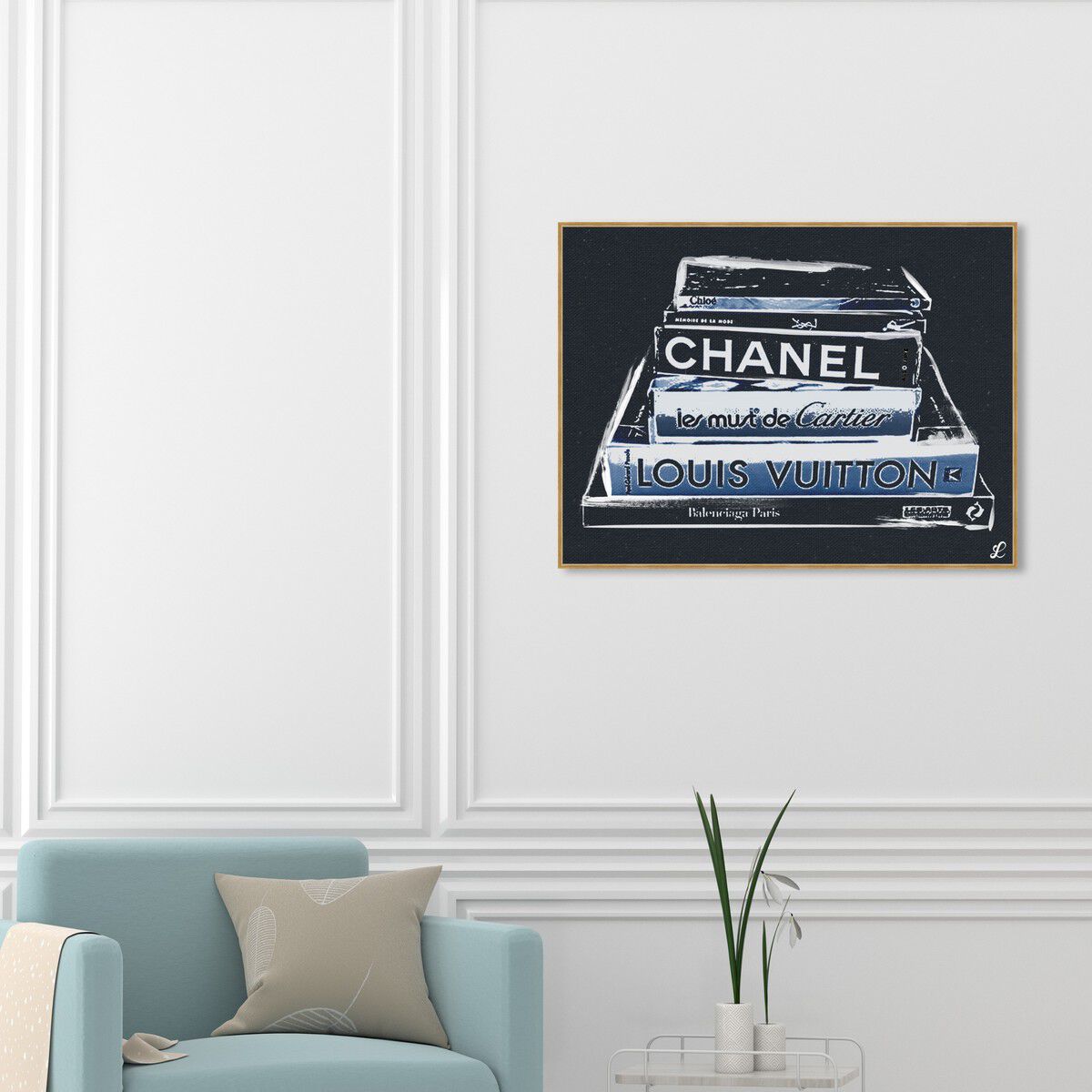 54x36/Framed Canvas/PSGLD