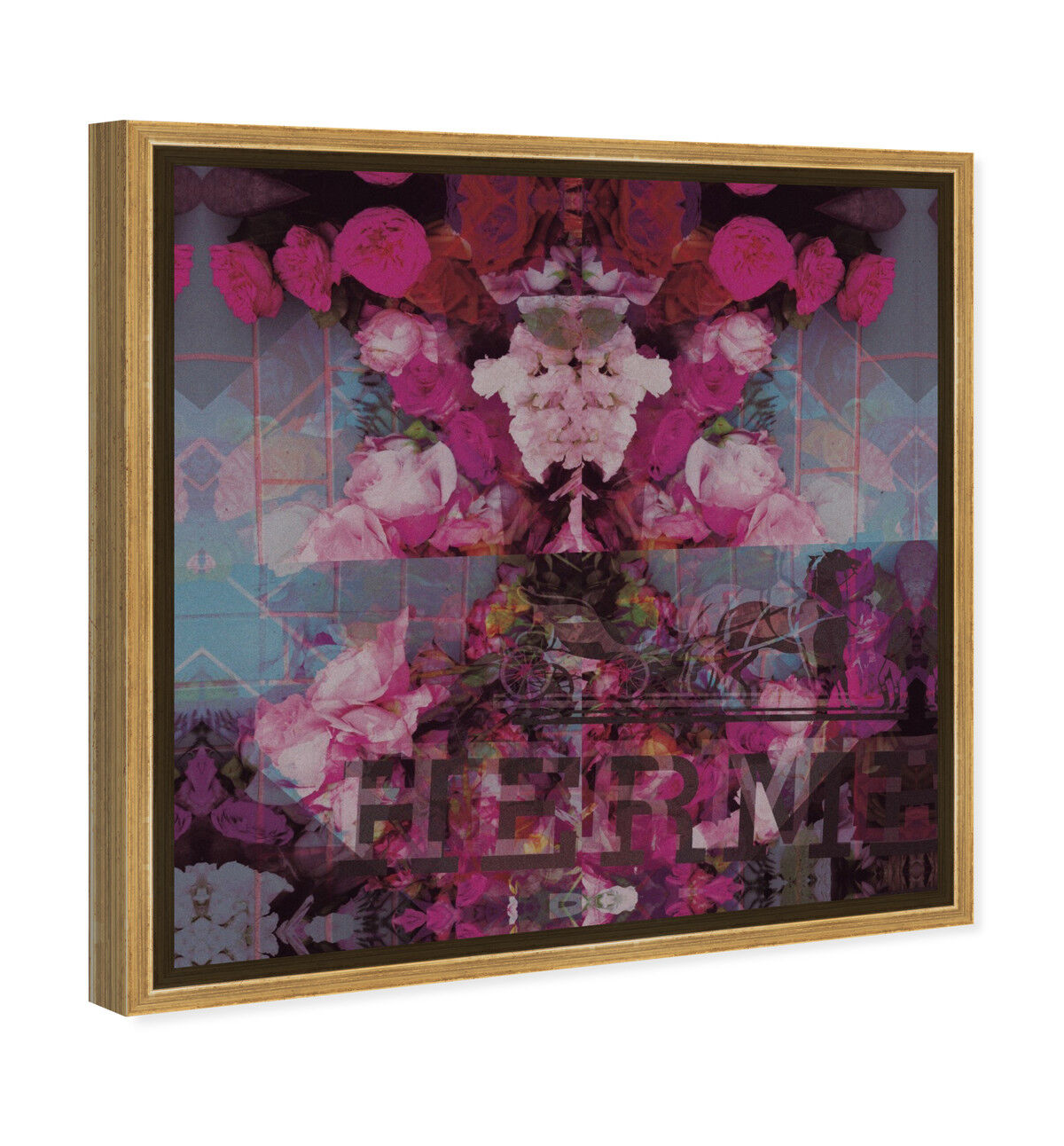 40x40/Framed Canvas/PSGLD