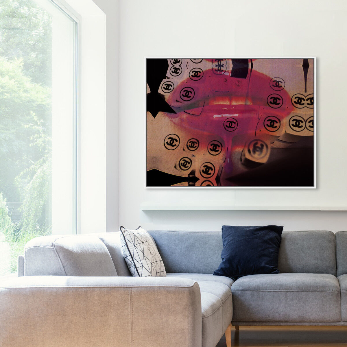 45x36/Framed Canvas/WFL