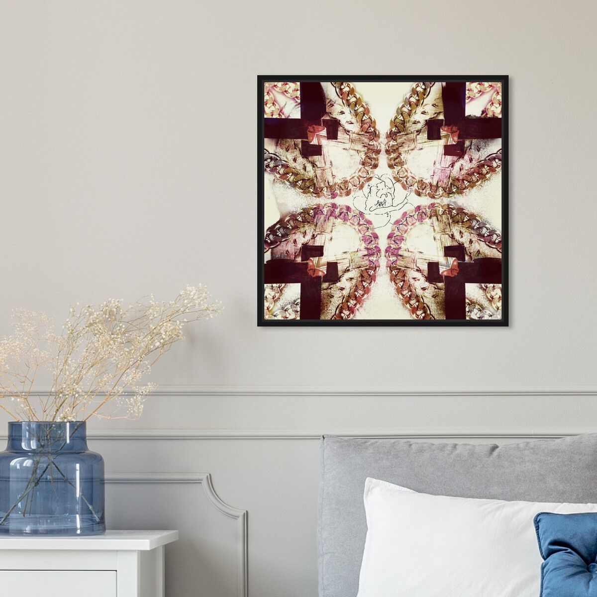 40x40/Framed Canvas/BFL